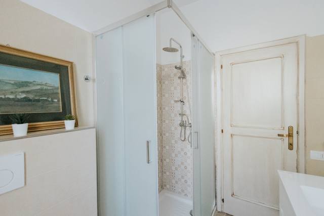 La doccia del bagno di Francesca